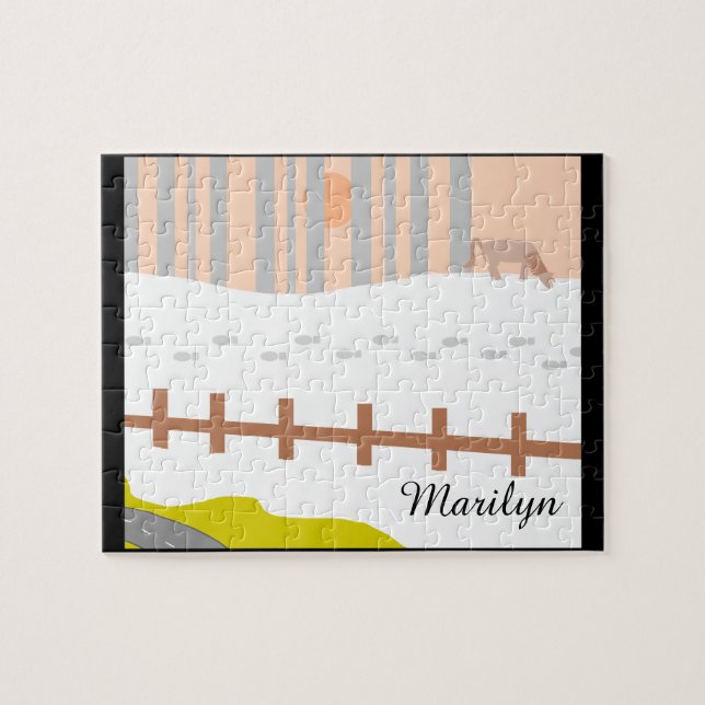 On the Way to Sioux Falls:  Jigsaw Puzzle (Horizontal)