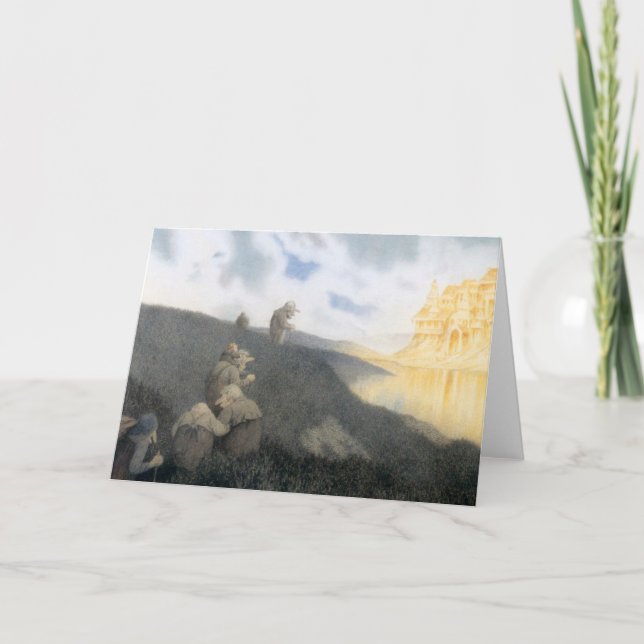 On the Way to Troll Castle Card (Front)