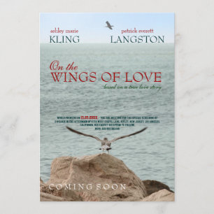 On the Wings of Love - Wedding Invitation
