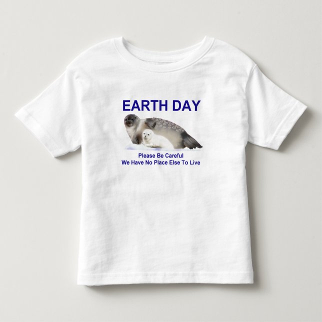 On Thin Ice Toddler T-shirt (Front)