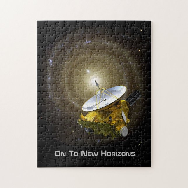 On To New Horizons Interstellar Spacecraft Jigsaw Puzzle (Vertical)