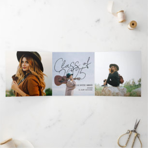 On Trend Graduate Tri-Fold Announcement