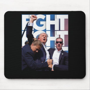 On Trump Fight For America Trump Undefeatable Mouse Pad