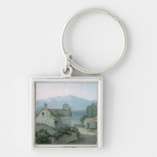 On Ullswater, Cumberland, 1791 Keychain