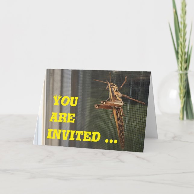 On vous invite à sortir, carte (Devant)