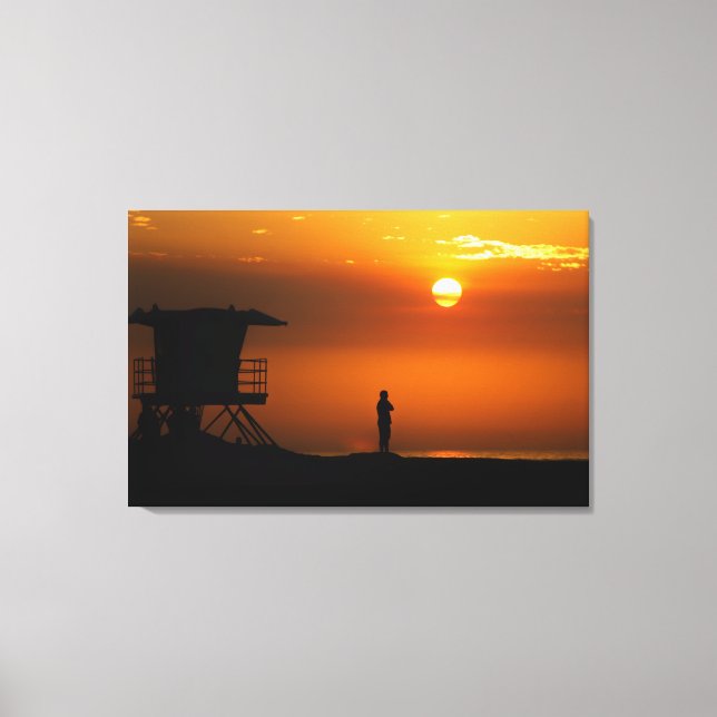 On Watch! Canvas Print (Front)