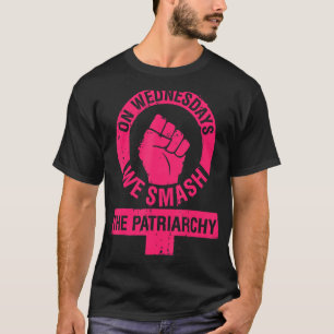 On Wednesdays We Smash The Patriarchy Women Rights T-Shirt
