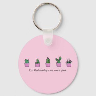 On Wednesdays We Wear Pink Keychain