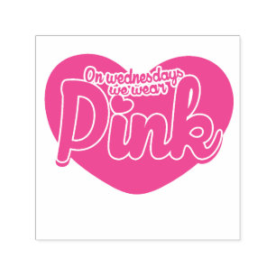 On Wednesdays we wear pink Self-inking Stamp