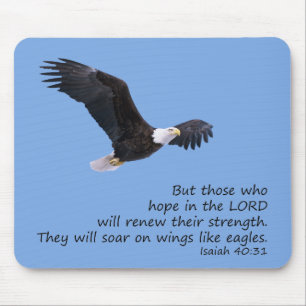 On Wings Like Eagles Mousepad