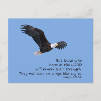 On Wings Like Eagles Postcard