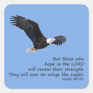 On Wings Like Eagles Stickers