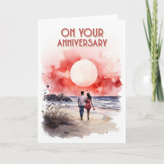 On your Anniversary Card