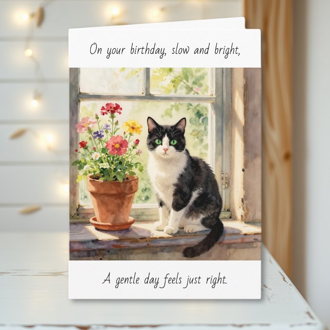 On Your Birthday | Cat Themed Relaxing Day Card (Creator Uploaded)