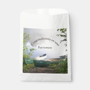 On Your Retirement Canoes on the River Favour Bag