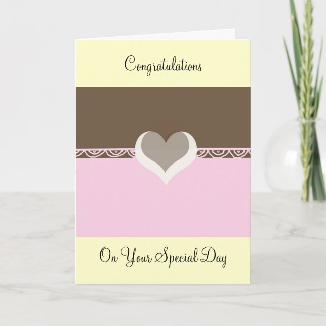 On Your Special Day Card (Front)
