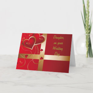 ON YOUR WEDDING DAY "DAUGHTER" CARD