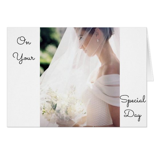 ON YOUR WEDDING DAY-LOVE AND HAPPINESS IN NEW LIFE CARD