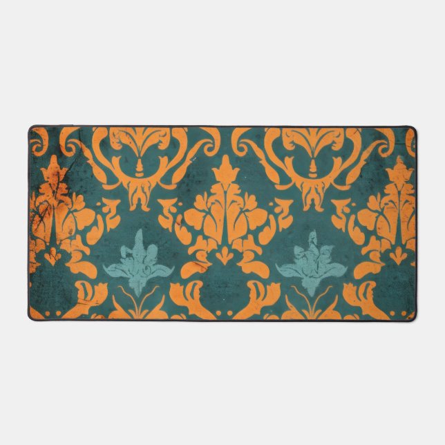 Onate Damask Desk Mat (Front)