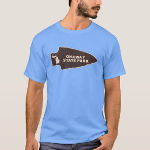 Onaway State Park Michigan MI Rustic Arrowhead T-Shirt