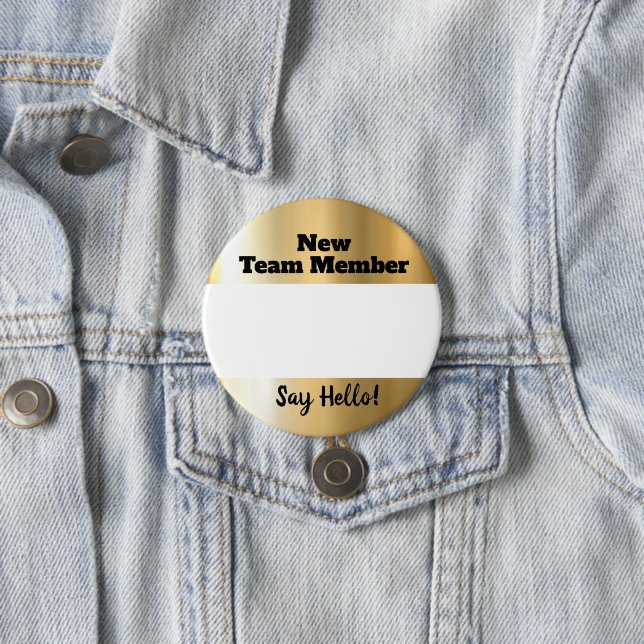 Onboarding new employee welcome name button (In Situ)