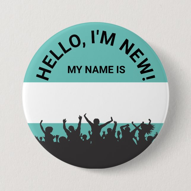 Onboarding new employee welcome name button (Front)
