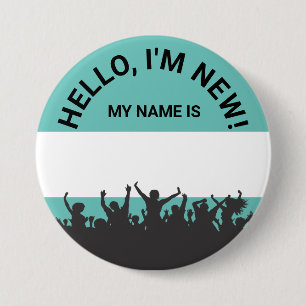 Onboarding new employee welcome name button