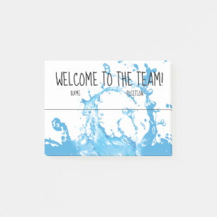 Onboarding welcome new employee co-worker post-it notes