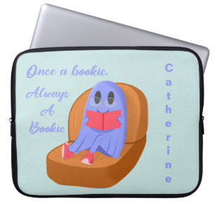 Once a Bookie Always a Bookie Laptop Sleeve 