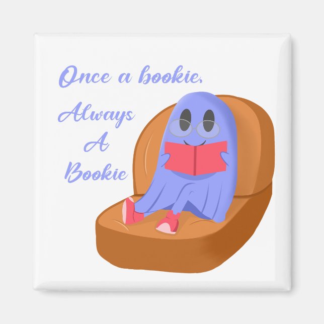 Once a Bookie Always a Bookie  Magnet (Front)
