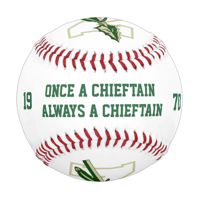 Once a Chieftain, Always a Chieftain NRHS Baseball (Front)