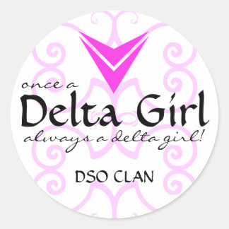 "Once a Delta Girl" Sticker