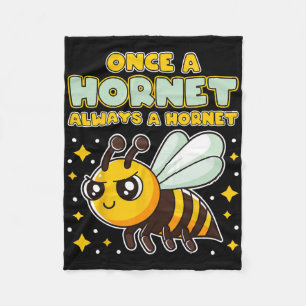 Once A Hornet Always A Hornet Back To School Spiri Fleece Blanket