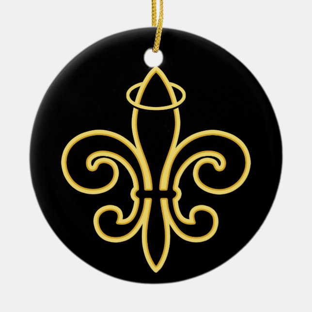 Once a SAINT Ceramic Ornament (Front)