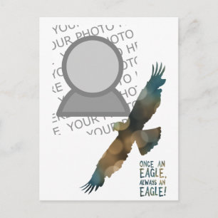 once an eagle always an eagle photo postcard
