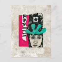 Once And Always A Lunatic Postcard - Abstract Art