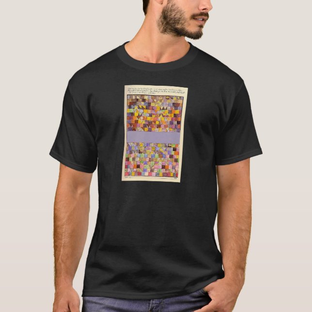Once Emerged from the Grey of Night by Paul Klee T-Shirt (Front)