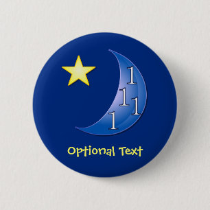 Once in a Blue Moon 2 Inch Round Button