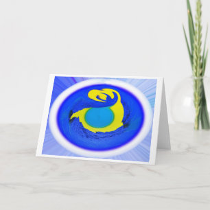 Once in a blue moon holiday card