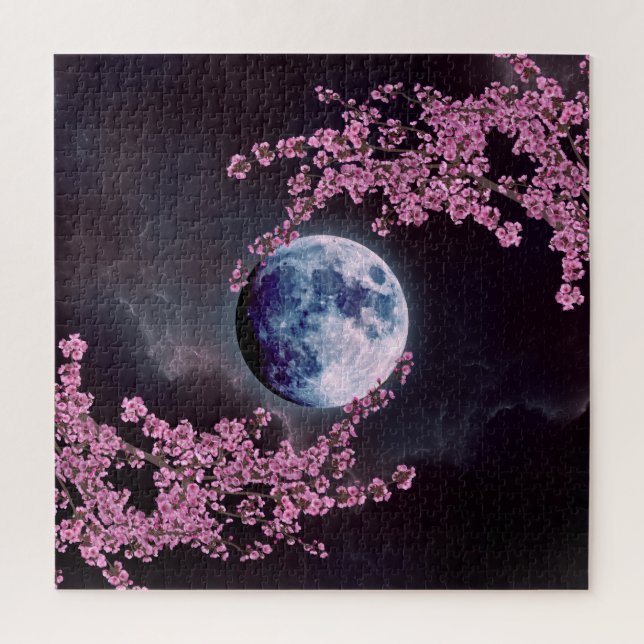 Once in a blue moon jigsaw puzzle (Vertical)
