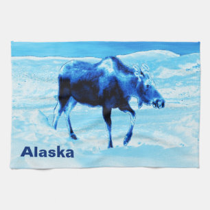 Once In A Blue Moose Kitchen Towel
