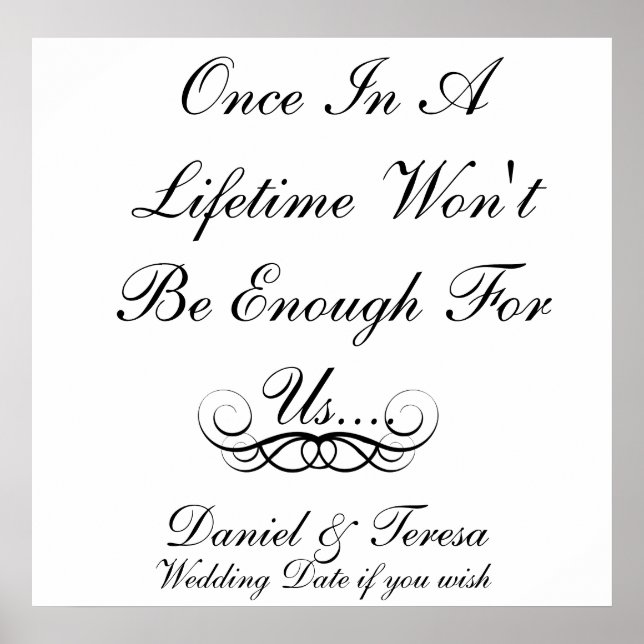 Once in a Lifetime Colossal Poster (Front)