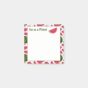 Once In A Melon Post-It Notes