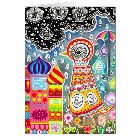 Once in the middle of a dream I went walking Card