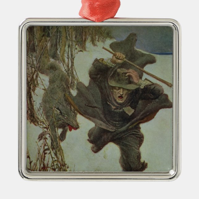 Once it Chased Doctor Wilkinson Metal Ornament (Front)