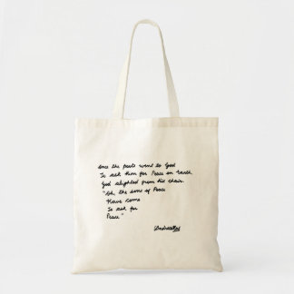 Once the poets went to God Tote Bag