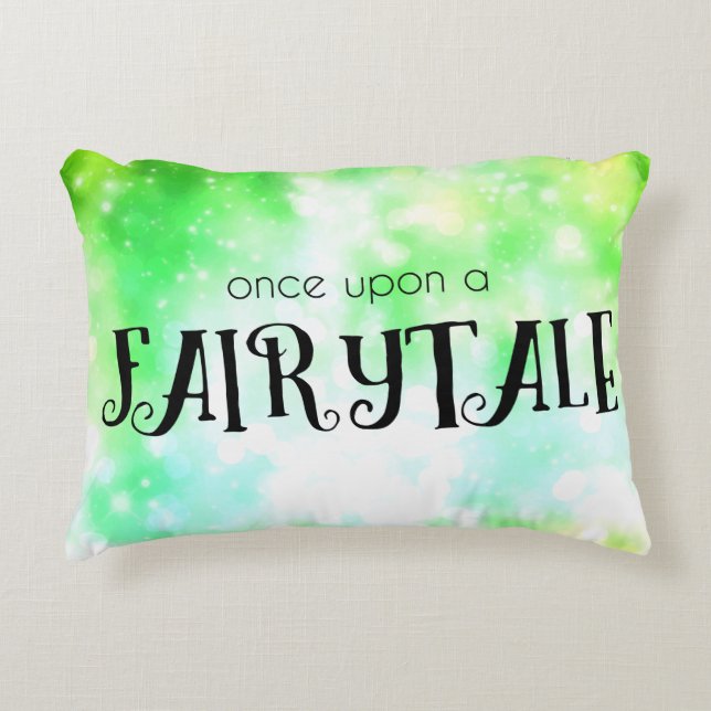 Once Upon a Fairytale Accent Pillow (Front)