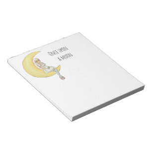 Once Upon A Moon Girl Bunny Notepad