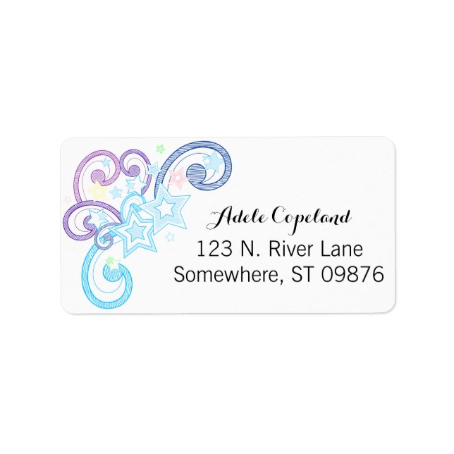 Once Upon a Shooting Star Label (Front)