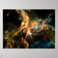 Once Upon a Space series. Abstract design made of